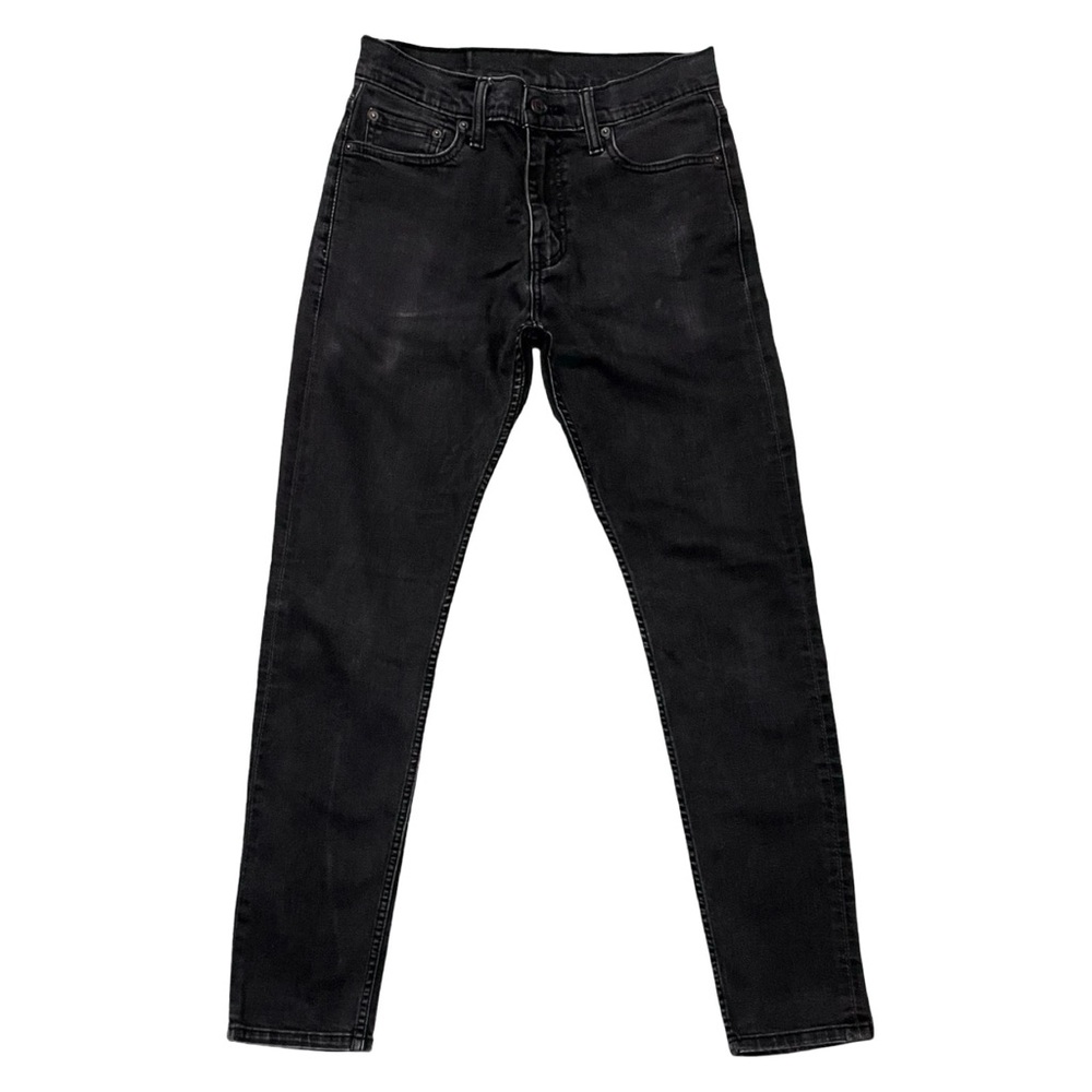 LEVI’S SLIM TAPER 512 BLACK WASH JEANS